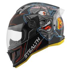 Capacete Fechado Stealth Carburetor Pro Tork Masculino Feminino Segura