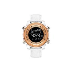 Relógio Digital Masculino 1556 à Prova D´ Água Branco