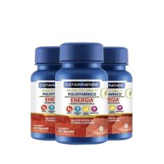 Kit 3 Polivitamínico Energia Catarinense 60 Capsulas