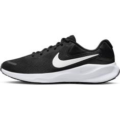 Tênis Masculino Nike Revolution 7 Preto/Branco (Preto/Branco, BR, Adulto, Numérico, 39)