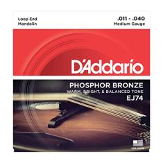 Encordoamento Para Bandolim .011 D'Addario Nickel-Plated Steel EJ74
