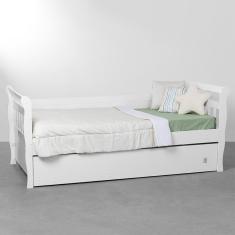 Bicama Lila - Branco Brilho