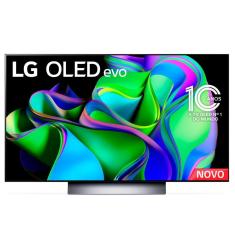 Smart TV LG 4K OLED 77&quot; Polegadas OLED77C3 Evo 120Hz G-Sync ThinQ AI
