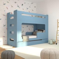 Treliche Infantil em MDF 153cmx195cm Lumi Azul