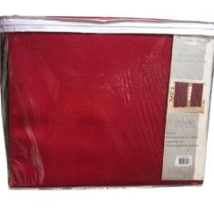 Cortina Para Varão 2,20 X 1,80Cm Granite Cereja - Sultan