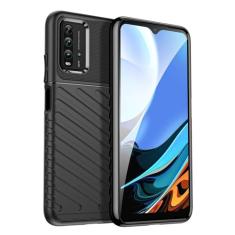 Capas para Xiaomi Redmi 9 Power.Caso básico,Botão de pressão flexível / 360 ° Proteção completa,Sensação arenácea