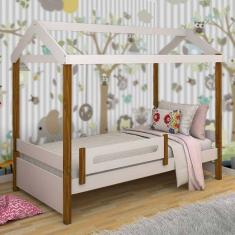 Cama Casa Eliz Branco-mel C- Colchão