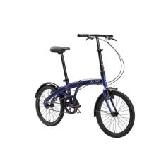 Bicicleta Dobrável Aro 20 Durban Eco 1 Marcha Compacta, Azul