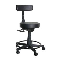 Cadeira Mocho com Back System Linha Mocho Preto - Design Office Móveis