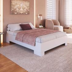 Cama Queen Xangai Branco - Art In Móveis