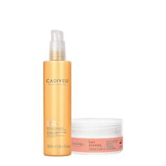 Kit Cadiveu Professional Essentials Hair Remedy Máscara e Nutri Glow Booster (2 produtos)