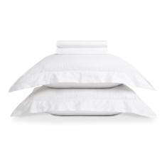 Jogo De Cama Lençol Casal Cetim 270 Fios Karsten Domos Branco