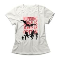 Camiseta Studio Geek Running Away Feminino-Feminino