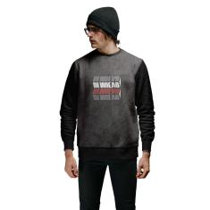 Blusa de Moletom Di Nuevo Street Wear 4 Logos Masculino-Masculino