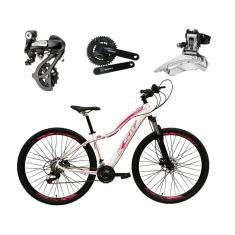 Bicicleta Aro 29 Feminina Ksw Mwza Shimano Altus 24v K7 Freios Hidráulicos Suspensão Com Trava-Feminino