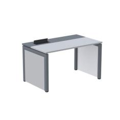 Escrivaninhas Mesa Escritório Pscpp160 160cm Industrial Cinza E Grafit