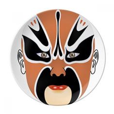 Beijing Ópera Pequim Prato Facial Decorativo Porcelana Salver Prato de Jantar