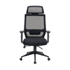 Cadeira para Escritório Genebra Presidente com NR17 Fratini Preto