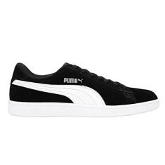 Tênis Smash V2 Bdp, Puma, Adulto Unissex, Preto/Branco/Prata, 43
