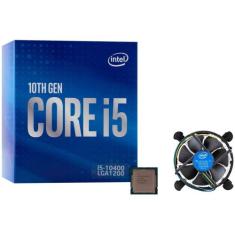 Processador Intel i5-10400 Comet Lake - 2.90GHz 4.30Ghz Turbo 12MB