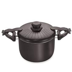 Espagueteira Legumeira Nº18 Antiaderente Preta Dona Chefa