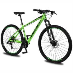 Bicicleta Aro 29 KRW Alumínio 24 Vel Shimano Altus Hidráulico Suspensã