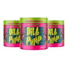 Kit 3 Dila Pump Adaptogen Pré Treino Sem Cafeina Tangerine