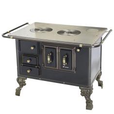 Fogão a Lenha Barroco Venâncio sem Tampa 03 Preto 3bdpr