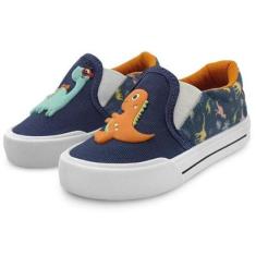 Tênis Infantil Mz Flex Menino Dinossauros MzKid-Masculino