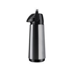 Garrafa Térmica Air Pot Inox Slim 1,8L - Invicta, 1,8L, Cinza e Preto