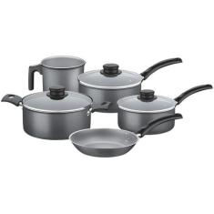 Jogo de panelas de alumínio com revestimento interno de antiaderente 5