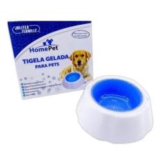 Tigela Gelada Refrescante Bebedouro Água Para Cães 500Ml