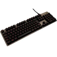 Teclado Mecânico Gamer Logitech G413 Carbon com Layout ABNT2, Iluminação Vermelha, USB Passthrough e Switch Exclusivo Romer-G