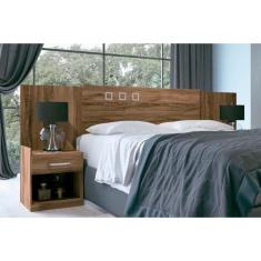 Cabeceira Cama Box Madeirado Casal-queen Havana Plus C- 2 Gavetas Demolição - Santos Andirá