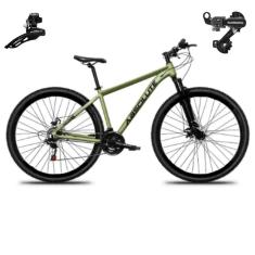 Bicicleta Aro 29 Absolute Nero 5 21 Marchas Mtb Indexada Alumínio Suspensão 80mm Cambios Shimano-Unissex