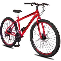 Bicicleta Aro 29 Dropp Sport Aero Aço Carbono 21 Vel Marchas Freio a D