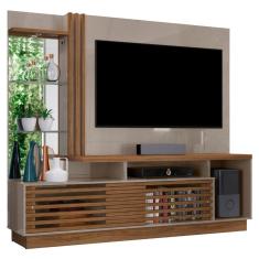 Estante Home Para Tv 60 Polegadas Frizz Plus Fendi Naturale Madetec