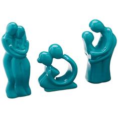 Trio de esculturas