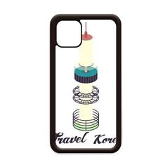 Capa Visiting Seul Tower na Coreia do Sul para iPhone 12 Pro Max para Apple Mini Mobile Case Shell