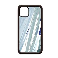 Capa com estampa de plantas abstratas suaves para iPhone 12 Pro Max para Apple Mini Mobile Case