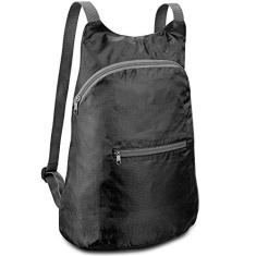 Mochila Dobrável Compacta Ripstop TopGet (Preto)