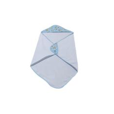 Toalha de banho bebê com capuz Poliéster com viéz em toda borda - Shop