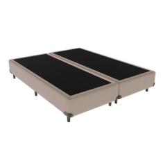 Cama Box King 193x203 Bege - KazaMix