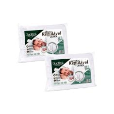 Travesseiro Látex RL1103 Regulável Kit c/ 2 Un 50x70 - Duoflex