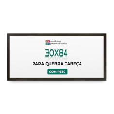 Moldura 84x30 cm Quebra Cabeça Grow Puzzle 750 Peças com Proteção Petg (Tabaco)