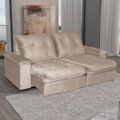 Sofá 5 Lugares 2,90m Retrátil e Reclinável Zyan Bom Pastor