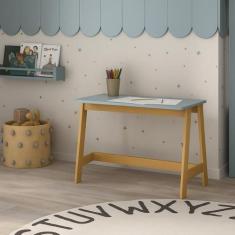 Mesa Escrivaninha Infantil Sofia Madeira Maciça e MDF - Empório Paraís