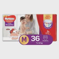 Fralda Huggies Supreme Care Roupinha Mega M 36 Unidades