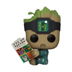 Funko Pop! Marvel: I Am Groot, Groot em Onesie com Livro
