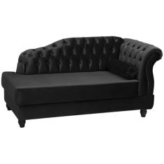 Recamier Diva Chaise Capitone 160 cm Pes MDF Gane SL 944 Veludo Peer